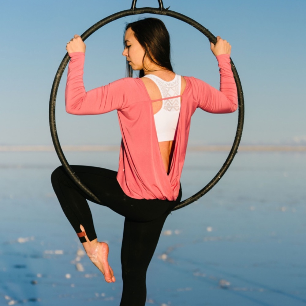 Light Brick Namaste Long Sleeve